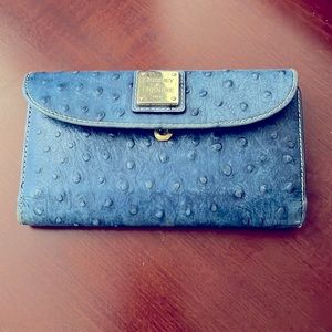 Dooney & Bourke Ostrich leather wallet